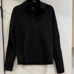 Lululemon Athletica Black Half-Zip Sweatshirt